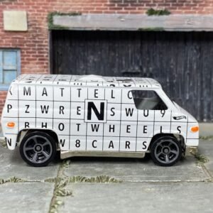 Loose Hot Wheels - 70's Van - White Art Series