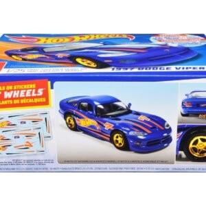 Skill 1 Snap Model Kit 1997 Dodge Viper GTS "Hot Wheels" Model 1/25 Scale AMT Plastic Model Kit collector model product image