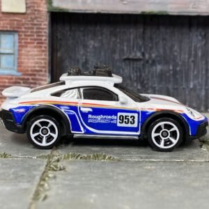 Loose Hot Wheels - Porsche 911 Rallye - White and Blue Racing