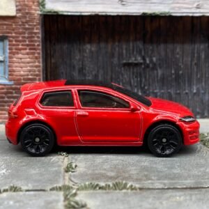 Loose Hot Wheels - VW Volkswagen Golf MK7 - Red