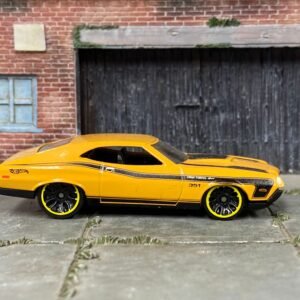 Loose Hot Wheels - 1969 Mercury Cougar Eliminator - Mustard Yellow and Black