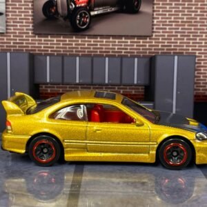 Loose Hot Wheels - Honda Civic SI - Gold and Carbon Fiber