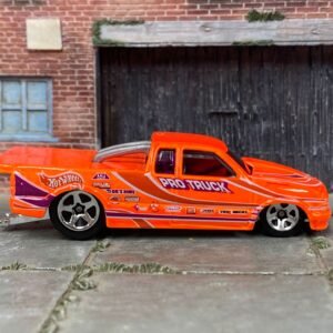 Loose Hot Wheels - Pro Stock Chevy S10 Drag Race Truck - Bright Orange