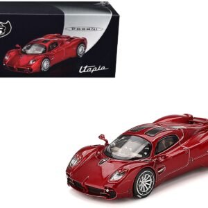 Pagani Utopia Dubai Red 1/64 Car BBR Diecast Model collector model product image