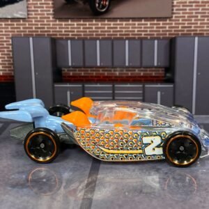Loose Hot Wheels - Pedal De Metal - Silver and Orange