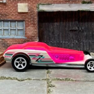 Loose Hot Wheels Hi‑Roller – White & Pink | Fantasy Hot Rod Casting History