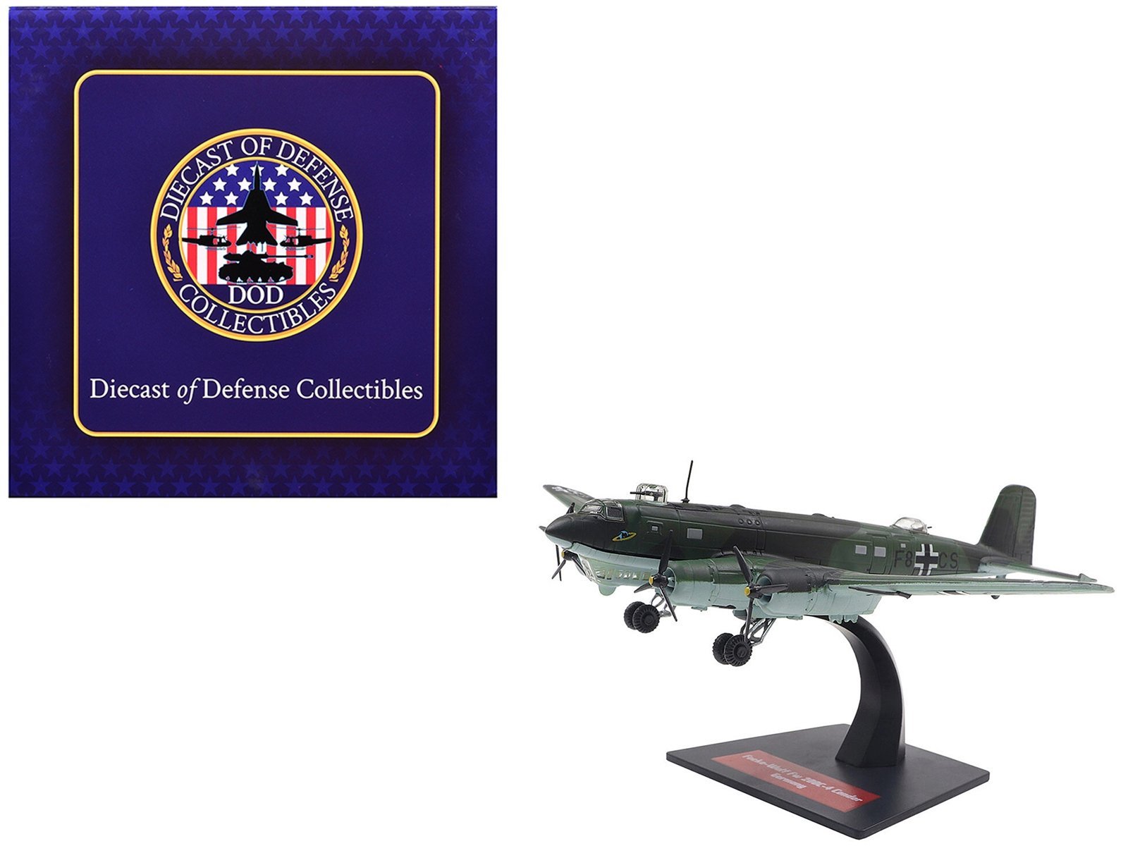 Focke-Wulf Fw 200C-4 Condor Aircraft "German Luftwaffe" 1/144 Diecast of Defense Diecast Model collector model product image