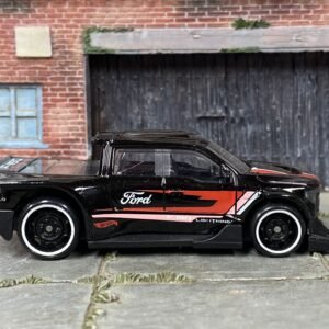 Loose Hot Wheels - Ford F-150 Lightning - Black and Red