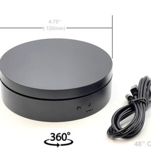 Mini Turntable Rotating Display Stand 4.75" with Black Base for Model Cars 1/64 Scale Diecast Diecast Model collector model product image
