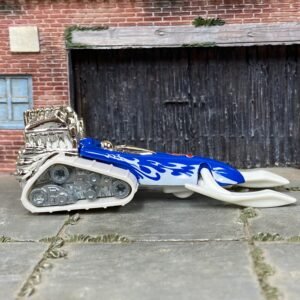Loose Hot Wheels Big Chill Snowmobile – Blue & White | Winter Off-Road Casting