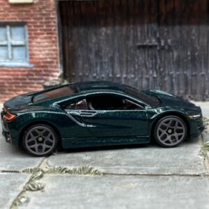Loose Hot Wheels 2017 Acura NSX – Dark Green | Modern Hybrid Supercar Casting History