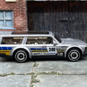 Loose Hot Wheels Volvo 240 Drift Wagon – Silver | Swedish Drift Legend Casting History
