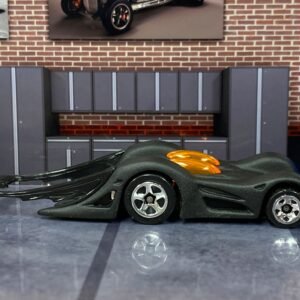 Loose Hot Wheels - Crooze Batmobile - Black and Orange
