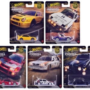 "Thrill Climbers" 5 piece Set "Car Culture 10th Anniversary" 2025 Series Q Cars Hot Wheels Diecast Model collector model product image