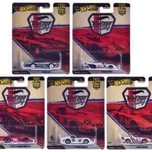 "Vintage Racing" 5 piece Set "Car Culture" 2026 Series T Cars Hot Wheels Diecast Model collector model product image