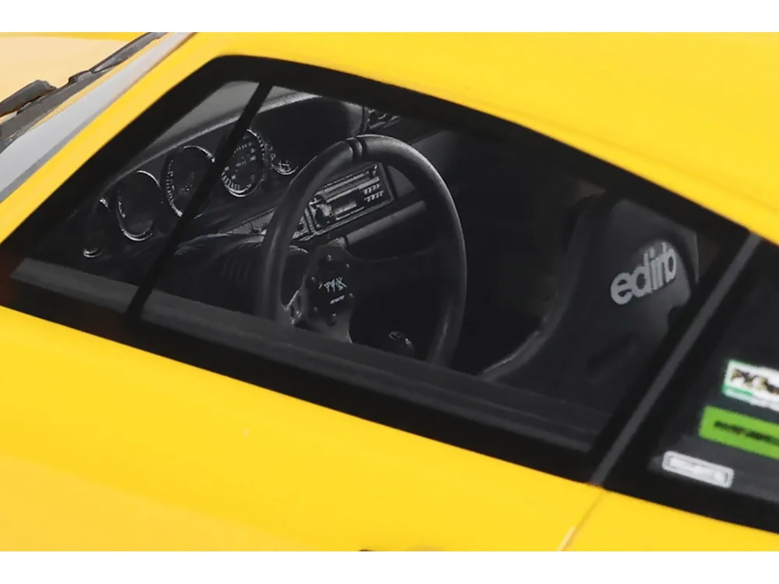 2024 Porsche 911 (964) RWB "Qeema" Yellow 1/18 Model Car GT Spirit Diecast Model collector model product image