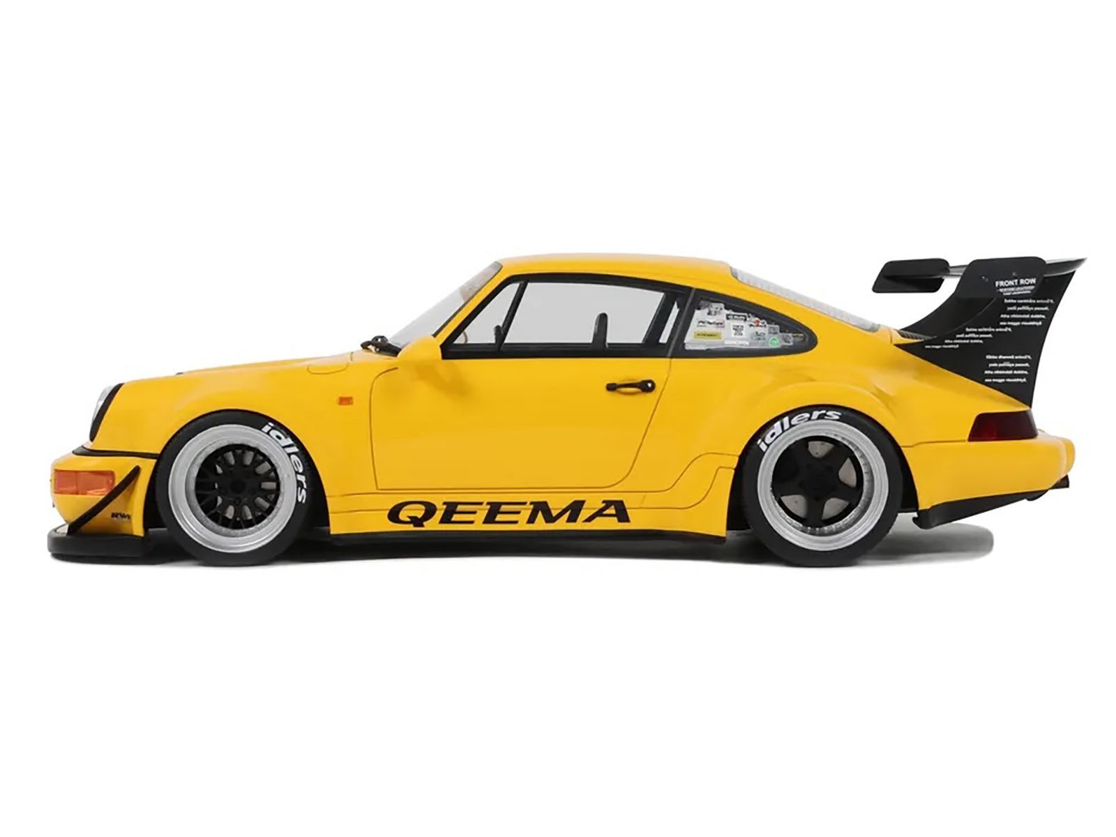 2024 Porsche 911 (964) RWB "Qeema" Yellow 1/18 Model Car GT Spirit Diecast Model collector model product image