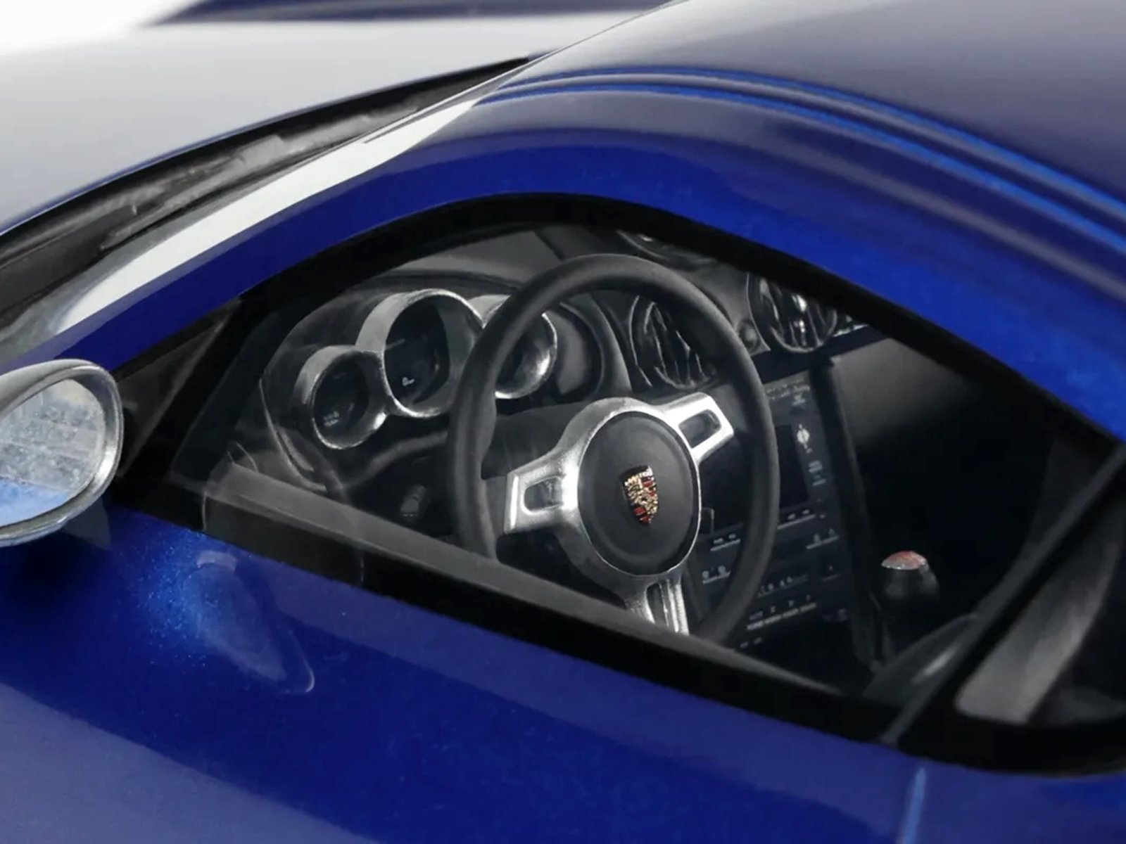 2012 Porsche Cayman R Aqua Blue Metallic 1/18 Model Car GT Spirit Diecast Model collector model product image