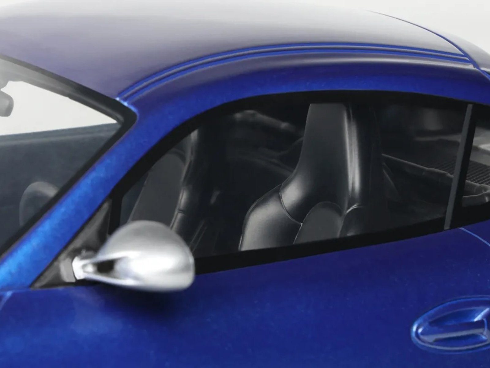 2012 Porsche Cayman R Aqua Blue Metallic 1/18 Model Car GT Spirit Diecast Model collector model product image