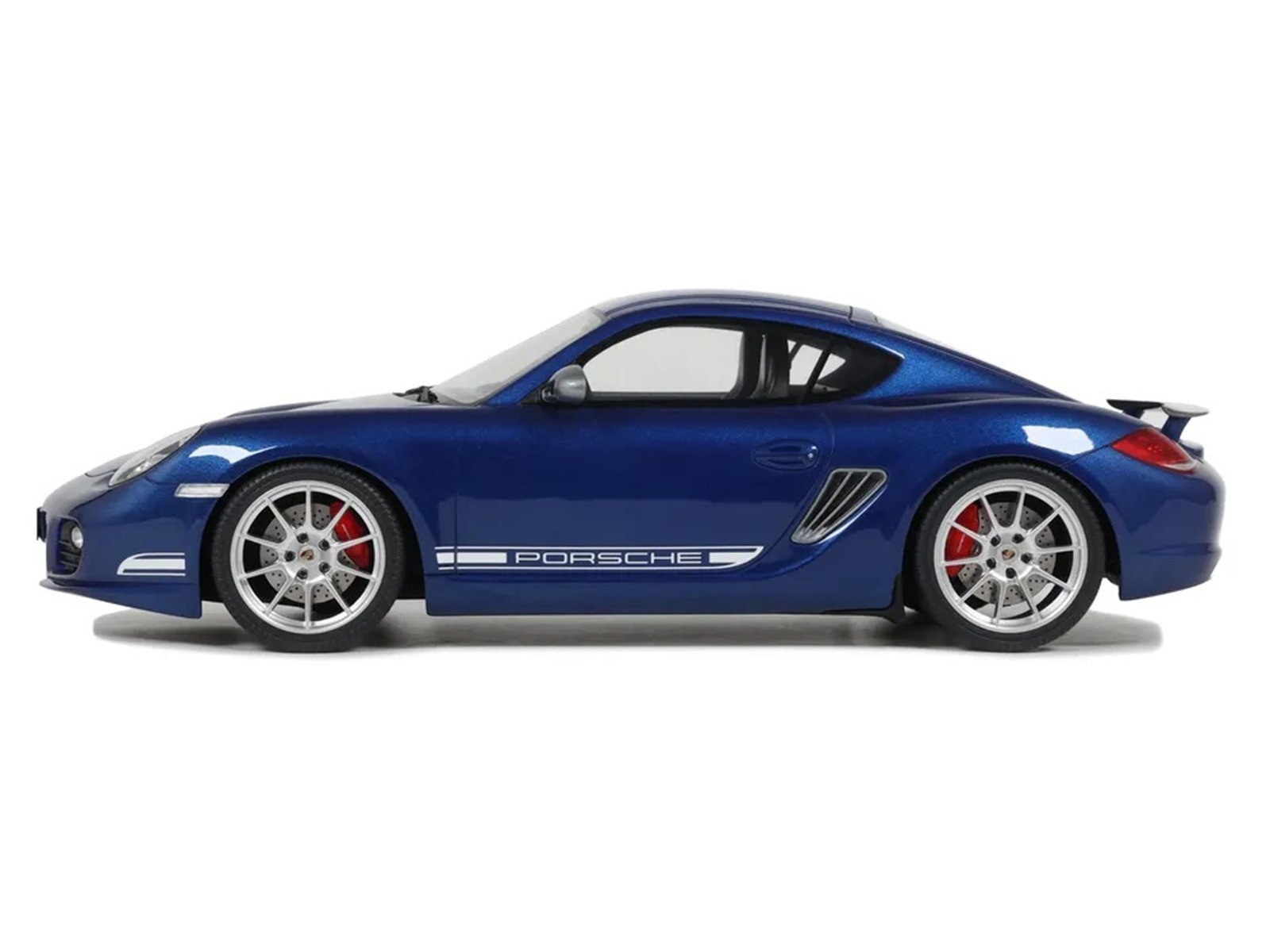 2012 Porsche Cayman R Aqua Blue Metallic 1/18 Model Car GT Spirit Diecast Model collector model product image