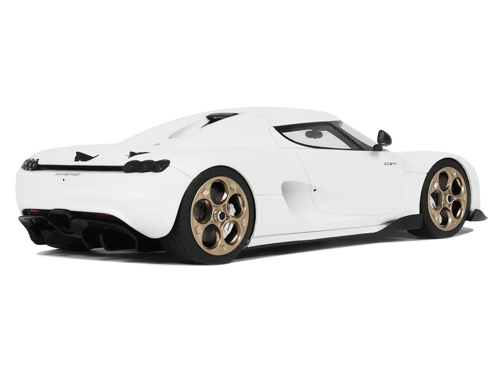 2024 Koenigsegg CC850 Crystal White 1/18 Model Car GT Spirit Diecast Model collector model product image