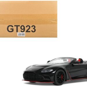 2023 Aston Martin V12 Vantage Roadster Onyx Black 1/18 Model Car GT Spirit Diecast Model collector model product image