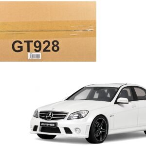 2007 Mercedes-Benz C63 AMG Diamond White 1/18 Model Car GT Spirit Diecast Model collector model product image