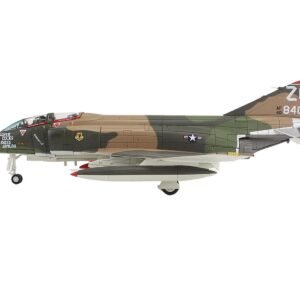 McDonnell Douglas EF-4C Wild Weasel Fighter-Bomber Aircraft "64-0840 67th TFS Korat RTAFB Super Cocks Swiss Samilar" (1971) United States Air Force "Air Power Series" 1/72 Hobby Master Diecast Model collector model product image