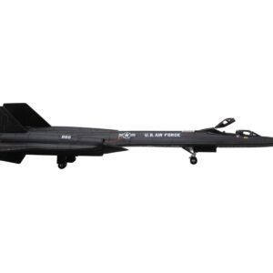 Lockheed SR-71B Blackbird Stealth Aircraft "9th Strategic Reconnaissance Wing Beale Air Base Gumby" United States Air Force 1/200 Airplane Herpa Diecast Model collector model product image