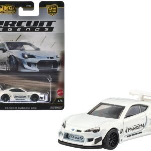Subaru BRZ Pandem RHD (Right Hand Drive) White Metallic "Circuit Legends" Series Car Hot Wheels Diecast Model collector model product image