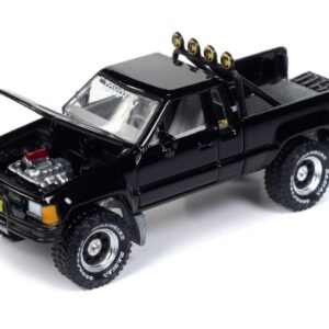 1985 Toyota SR5 Pickup Truck Black "Mystery Matinee" Movie Pop Culture 2024 Release 1 1:64 John