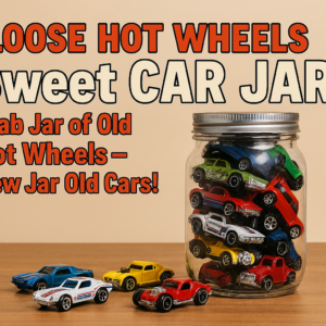 Loose Hot Wheels - Sweet CAR JAR - Grab Jar of Old Hot Wheels - New Jar Old Cars!