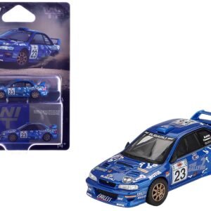 Subaru Impreza WRC99 #23 Richard Burns - Roger Freeman "Acropolis Rally" (2000) Limited Edition 1/64 Car Mini GT Diecast Model collector model product image