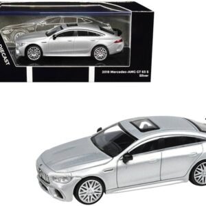 2018 Mercedes-AMG GT 63 S with Sunroof Silver Metallic 1/64 Diecast