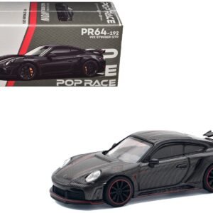 992 Stinger GTR Carbon Edition with Red Accents 1/64 Car Pop Race Diecast Model collector model product image