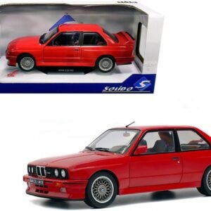 1986 BMW E30 M3 Red 1/18 Diecast Model Car by Solido