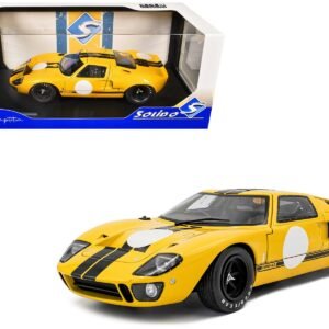 1968 Ford GT40 MK1 Yellow with Black Stripes "Competition" Series 1/