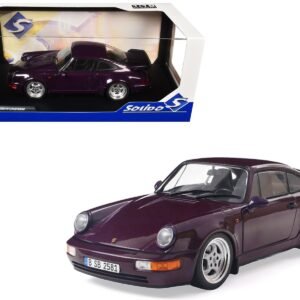 1990 Porsche 911 (964) Turbo Violet Blue Metallic 1/18 Diecast Model