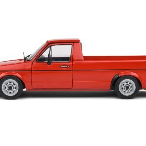 1983 Volkswagen Caddy MK 1 Pickup Truck Mars Red 1/18 Diecast Model
