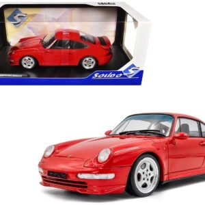 1997 Porsche 911 (993) Carrera RS Guards Red 1/18 Diecast Model Car