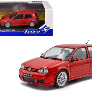 2003 Volkswagen Golf IV R32 Toronto Red 1/43 Car Solido Diecast Model collector model product image