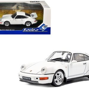 1994 Porsche 911 (964) RS 3.8 Grand Prix White 1/43 Car Solido Diecast Model collector model product image
