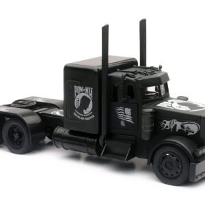 Peterbilt Custom Truck Black Out "POW-MIA You Are Not Forgotten" 1/3