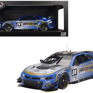 Chevrolet Camaro ZL1 #24 Jenson Button - Jimmie Johnson - Mike Rockenfeller "Hendrick Motorsports - NASCAR Next Gen Garage 56" Innovative "24 Hours of Le Mans" (2023) 1/18 Model Car Top Speed Diecast Model collector model product image