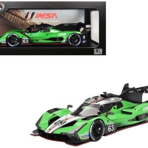 Lamborghini SC63 #63 Matteo Cairoli - Andrea Caldarelli - Romain Grosjean "Iron Lynx" IMSA "12 Hours of Sebring" (2024) 1/18 Model Car Top Speed Diecast Model collector model product image