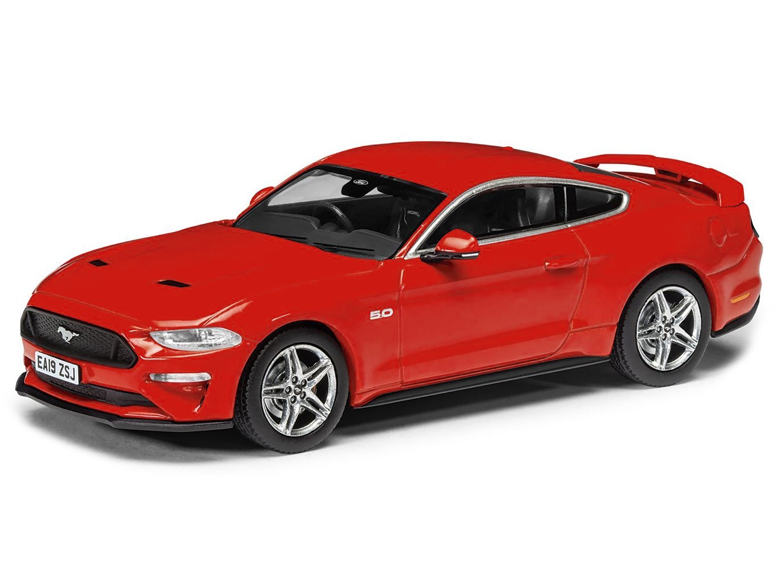 Ford Mustang Mk6 GT Fastback 5.0 RHD (Right Hand Drive) Race Red "Vanguards" Series 1/43 Car Corgi Diecast Model collector model product image
