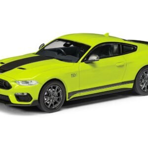 Ford Mustang Mk6 Mach 1 RHD (Right Hand Drive) Grabber Yellow with Black Stripes "Vanguards" Series 1/43 Car Corgi Diecast Model collector model product image