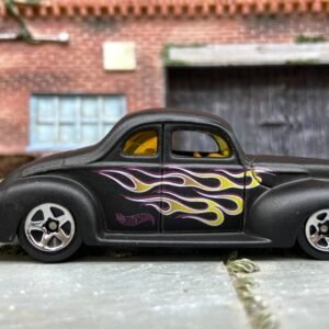 Hot Wheels 1940 Ford Coupe Dressed in Satin Black with Flames