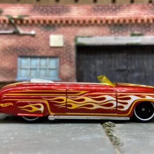 Loose Hot Wheels - 1949 Mercury Convertible - Red with Flames