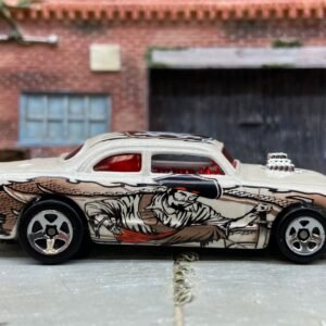 Hot Wheels 1950 Ford Shoe Box Dressed in White Pirate Livery